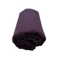 HS Mart Gray Dai Kamalia Khaddar Fabric - Purple