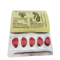 Health Hub India Black Cobra Delay Tablet 125mg  - 5 Tablets