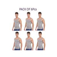 ShopEasy Blended Athletic Cotton Vest For Unisex - Pack Of 6