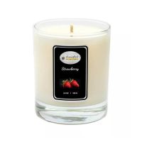 Aromaflick Strawberry Soy Candle 100 Gram