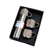 Promax Stainless Steel Cups For Hot and Cold Beverages 500ml Set Of 2-Silver