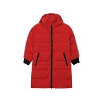 HnH Marketing Quilted Zipper Hoodie Jacket For Women Red-6-7 Years