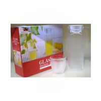 Easy Shop Elegant Glass Water Set Of 7Pcs