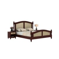 EShop Palm Sheesham Wood Double Bed