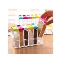 G-Mart Acrylic Spices Jar Set 6 Pcs