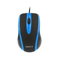 Havit 1000DPI Optical USB Mouse (HV-MS753)-Blue