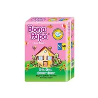 Bona Papa Plus Baby Diapers New Born Size - 50 Pcs (KBC029)