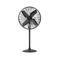 Khurshid Fans Supreme AC-DC 24" Pedestal Fan Black