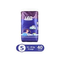 Leo Blue Baby Diaper X-Large 11-25 KG Pack Of 40