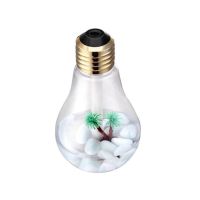 Muzamil Store Led Air Water Mist Humidifier Bulb 400ML