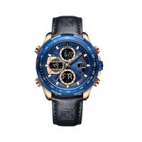 NaviForce Dual Time Exclusive Men's Watch Blue (NF-9197-3)