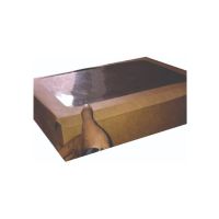 Packaging One Kraft Plain Box With Transparent Window (Pack of 5)