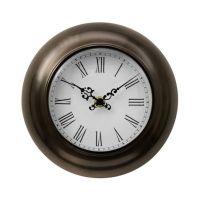 Premier Home Bronze Effect Metal Wall Clock (2200523)