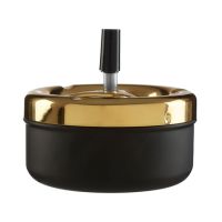 Premier Home Spinning Ashtray Gold/Black (305223)