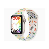 Apple Watch SE 2023 Starlight Aluminum Case With Sport Band-Pride Edition-GPS-40mm