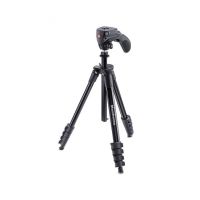 Manfrotto Compact Action Aluminium Tripod Black (MKCOMPACTACN-BK)