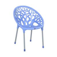 Saab Stylish Tree Chair (SP-313) - Pack Of 4-Blue