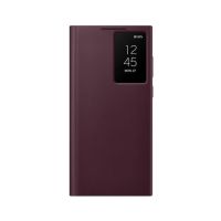 Samsung S-View Flip Burgundy Cover For Galaxy S22 Ultra