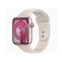 Apple Watch Series 9 Pink Aluminum Case With Sport Band-GPS-41 mm-Starlight