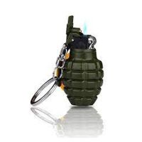 Shop Zone Refillable Butane Gas Hand Grenade Lighter