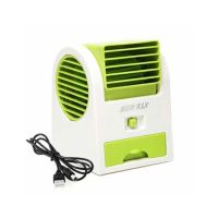 The AZY Mini USB Turbine Fan Green & White