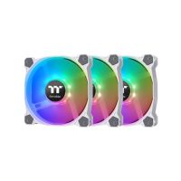 Thermaltake Pure 12 ARGB Sync Radiator Fan TT White - Pack Of 3 (CL-F127-PL12SW-A)