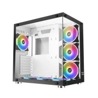 Xigmatek Aquarius Plus Tempered Glass ARGB Mid Tower Gaming Case White