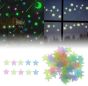 iShopping - Scenic Accessories Glowing Stars Wall Sticker 100 Pcs 