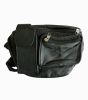 iShopping - The Emart Zipper Pockets Waist Bag Black