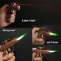 iShopping - Shop Zone Mini Pistol Gas Lighter With Laser