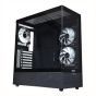 iShopping - EASE Tempered Glass Gaming Case - Black (EC123B)