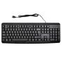 EASE EK100 Wired Keyboard Black