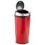 Premier Home Red Enamel Touch Top Bin - 30 Ltr (506417)