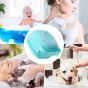 Sasti Market Silicone Bath Body Brush With Soap Dispenser