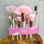 iShopping - Sasti Market Nine 9 Beauty Makeup Brush Pink 8 Pcs