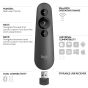 Logitech R500 Laser Presentation Remote Black (910-005388)