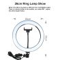 Shoopik LED Ring Light 26CM With Mobile Holder 