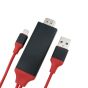 iShopping - SweetShop HDMI Cable For iPhone Black/Red