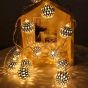 Naqshband Iron Ball Fairy Battery String Lights 10 LEDs 1.5m