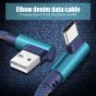 Voxlink Fast Charging USB Type C Cable Denim Blue 1m