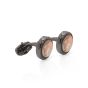 iShopping - Cufflers Vintage Classic Black Circle - (1029)