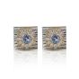 iShopping - Cufflers Limited Edition Gold and Silver Box Cufflinks - (CU-5001)