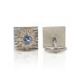 iShopping - Cufflers Limited Edition Gold and Silver Box Cufflinks - (CU-5001)