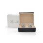 iShopping - Cufflers Limited Edition Gold and Silver Box Cufflinks - (CU-5001)