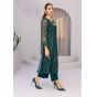 Azure Emerald Net Festive Unstitched 2 Piece Suit Green (EDAZK176)