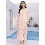 Azure Decent Lily Chiffon Festive Unstitched 2 Piece Suit Beige (DLAZK171)