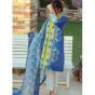 Tarzz Zyra Lawn Collection 2020 3 Piece Turkish Blue (L20-S2-53)