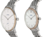 iShopping - Fossil Three-Hand Stainless Steel Couple Watch Silver (FS5562SET)