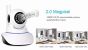 Muzamil Store Dual Antenna 1080P WiFi IP Camera White (V380)