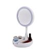 iShopping - 1link Pk Ring Shape Foldable LED Light Makeup Mirror